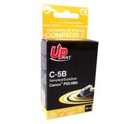 Encre compatible UPrint avec PGI5BK, C-5B, noir, 380s, 26ml, avec puce