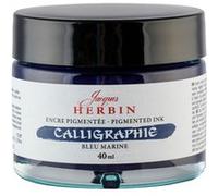 Jacques Herbin 11318T - Encre de calligraphie - bleu marine 40ml