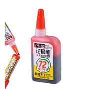 Encre De Recharge De Marqueur Permanent - Encre À Base D'huile De Super Couleur De 72 Heures Pour Le Marquage Durable | Inks Artisanaux Multicolores Étanches Pour Le Travail Du Bois, L'utilisation Ind