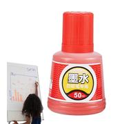 Encre de recharge pour marqueurs de couleur, recharge pour marqueur tableau blanc | 50 ml de liquide de recharge grand volume universel