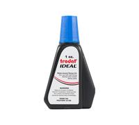 Encre de remplacement premium Trodat/Ideal 45175 - Bleu - Flacon de 28 g