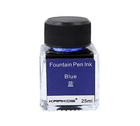 Encre de Stylo-plume en Verre D'encre, Encre de Calligraphie, Encre sans Carbone, 10 Couleurs Encre pour Stylo Plume, pour L'écriture, La Peinture, Le Marquage, Les Graffitis, 25ML Encre Bleu Foncé