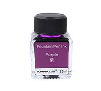 Encre de Stylo-plume en Verre D'encre, Encre de Calligraphie, Encre sans Carbone, 10 Couleurs Encre pour Stylo Plume, pour L'écriture, La Peinture, Le Marquage, Les Graffitis, 25ML Encre Violet
