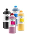 Encre de sublimation de 1000 ml compatible avec ET 2720 2760 2750 15000 4700 3760 WF-7710 7720 7210 Imprimantes de bureau Refill Encre Compatible avec la sublimation du colorant Prince(Light Cyan)
