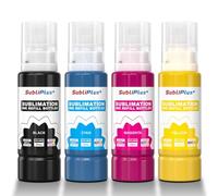 Encre de sublimation pour imprimante à réservoir écologique - Bouteilles de rechange d'encre de sublimation compatibles avec ET-1810, ET-2850, ET-2860, ET-2870, ET-2876, ET-2820