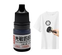 Encre d'impression, encre de sérigraphie - Encre de sérigraphie et de bloc de 5 ml | Peinture de photosensible résistante à l'eau pour la et la fabrication de t-shirts