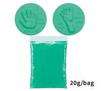 Encre Douce Pour Soins Des Mains Et Des Pieds,Argile Douce,Boue Infantile,Prise En Compte De L'empreinte,Parent-Enfant,20g,40g - Type C85-Green 20g