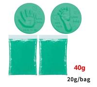 Encre Douce Pour Soins Des Mains Et Des Pieds,Argile Douce,Boue Infantile,Prise En Compte De L'empreinte,Parent-Enfant,20g,40g - Type C85-Green 40g