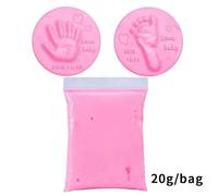 Encre Douce Pour Soins Des Mains Et Des Pieds,Argile Douce,Boue Infantile,Prise En Compte De L'empreinte,Parent-Enfant,20g,40g - Type C85-Pink 20g