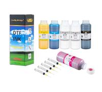 Encre DTF 6x500ml pigmentaire Lucky Bridge pour Pet Film Transfert Thermique pour Toutes Les imprimantes Epson DTF avec tête d'impression-3000ml - FR