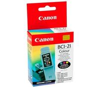 Encre / encre originale Canon BCI-21 C, 0955A351, couleur, blister, 120s, EOL