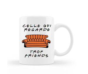 Encre et créations Mug Céramique - Celle Qui Regarde Trop Friends