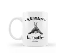 Encre et créations Mug céramique imprimé Je m'en bats la touffe