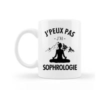 Encre et créations Mug céramique imprimé J'peux pas j'ai sophrologie
