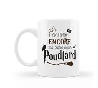 Encre et créations Mug Céramique - J'attends encore ma lettre pour Poudlard