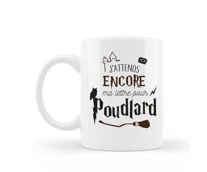 Encre et créations Mug Céramique - J'attends encore ma lettre pour Poudlard