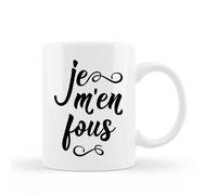 Encre et créations Mug Céramique - Je M'en Fous