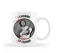 Encre et créations Mug Céramique - Joe Dassin l'homme, la légende