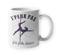 Encre et créations Mug céramique - J'peux pas, j'ai pole dance