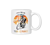 Encre et créations Mug Céramique - J'peux pas, j'ai Tour de France