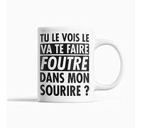 Encre et créations Mug céramique - Tu le vois le va te faire foutre ?