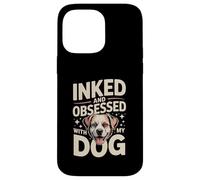 Encré et obsédé par Mon Amoureux des Tatouages de Chiens Coque pour iPhone 14 Pro Max