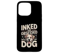 Encré et obsédé par Mon Amoureux des Tatouages de Chiens Coque pour iPhone 15 Pro Max