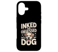 Encré et obsédé par Mon Amoureux des Tatouages de Chiens Coque pour iPhone 17