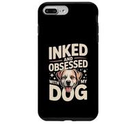 Encré et obsédé par Mon Amoureux des Tatouages de Chiens Coque pour iPhone 7 Plus/8 Plus