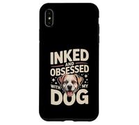 Encré et obsédé par Mon Amoureux des Tatouages de Chiens Coque pour iPhone XS Max