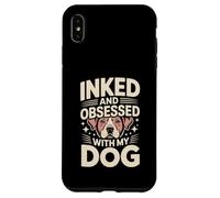 Encré et obsédé par Mon Amoureux des Tatouages de Chiens Coque pour iPhone XS Max