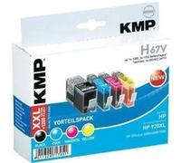 KMP 1717,0055 Cartouche d'encre Noir, Bleu, Rose, Jaune