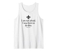 Encre Noire I Am Not Afraid I Was Born to Do This Joan of Arc Débardeur