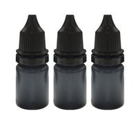 Encre noire pour tampons - Recharge rapide de 10 ml, formule à séchage rapide, idéale pour les tampons légers - Accessoire notre encre pour tampons et pratiques et pour usage domestique