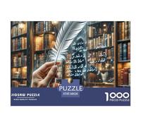 Encre Phantom 1000 Pièces Jigsaw Puzzle Fantastique Magique pour Adultes Artistique Cadeaux Défi Jouets 38x26cm/1000pcs