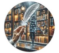 Encre Phantom 1000 Pièces Puzzle Fantastique Magique Puzzle Circulaire pour Adultes Et Enfants Classiques Cadeau Décompression 1000pcs (67.5x67.5cm)