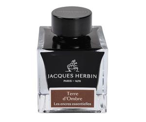 Encre Pour Calligraphie - Terre D'ombre - Les Encres Essentielles - Herbin - Flacon 50ml