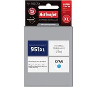 Encre pour imprimante Activejet AH-951CRX HP, compatible avec HP 951XL CN046AE ; Premium ; 25 ml ; Bleu.