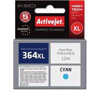 Encre pour imprimante HP Activejet AH-364CCX, compatible avec HP 364XL CB323EE ; Premium ; 12 ml ; Bleu.