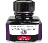 Herbin Encre traditionnelle pour stylo – Flacon D 30 ml – Poussière de Lune