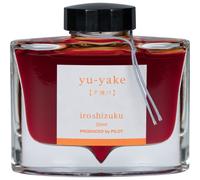 Encre pour stylo plume PILOT Iroshizuku en bouteille Yu-Yaki Sunset Orange (Orange) Flacon de 50 ml (69210)