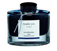 PILOT Encre Iroshizuku Bleu Tsuki-Yo 50 ml nuances de bleu pour plume et stylo à encre liquide Bleu
