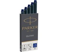 Encre pour stylo plume Quink Cartouche d'encre, bleu, 5 cartouches