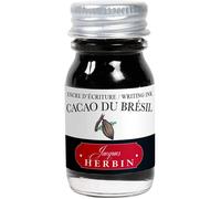 Encre pour stylos plume - Calligraphie - Cacao du Brésil - Herbin - Flacon 10ml