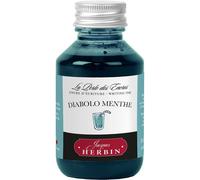 Encre Pour Stylos Plume - Calligraphie - Diabolo Menthe - Herbin - Flacon 100ml