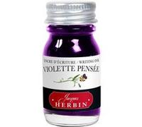 Jacques Herbin 11577T - Encre d'écriture et de dessin - Stylo-plumes et stylos roller -Violette pensée - 10 ml - Fabriqué en France