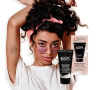 Encre pour tatouages temporaires LaDot, noire, certifiée pour enfants et adultes, tatouages temporaires sans danger pour la peau, pour le corps et les bras, résistante à l'eau, 15 ml