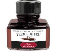 EXACOMPTA Herbin Encre 13047T – Flacon 30 ml pour stylo-plumes et stylos roller, Terre de feu