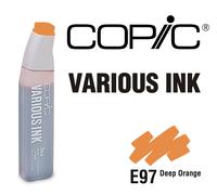 Encre Various Ink pour marqueur Copic E97 Deep Orange - Copic