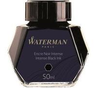 Waterman encre pour stylo plume | flacon d'encre Noir Intense | bouteille de 50 ml